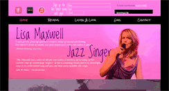 Desktop Screenshot of lisamaxwellsingsjazz.com