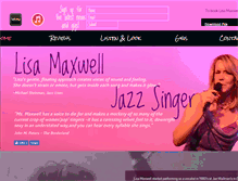 Tablet Screenshot of lisamaxwellsingsjazz.com